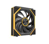 EBGAZSPD Bloc de Construction Ventilateur Triple 12cm Ordinateur de Bureau Ventilateur d'épissure sans Fil(White Forward 1PCS Black Forward 3PCS)