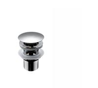 EBGAZSPD Bonde Pop-up avec trop-Plein, lavabo de Salle de Bains, Bouchon de vidange, Baignoire Ronde chromée(with Overflow - A)