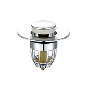 EBGAZSPD Bouchon de Trou de vidange de Sol Anti-Odeur de galvanoplastie, Noyau de Rebond de lavabo, Drainage de Type Presse Pop-Up à Pression vers Le Bas 1 pièce