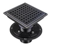 EBGAZSPD Drain de Sol carré en Acier Inoxydable, Filtre Anti-Obstruction, déodorant, Couvercle de Drain d'évier, Accessoires de quincaillerie de Cuisine et de Salle de Bain(Orb Type D)