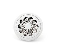 EBGAZSPD Drain de Sol de Salle de Bains, 1 pièce, Couvercle de Sol de Douche, Finition en Laiton chromé, Drain de Douche Rond de Baignoire(Flower)