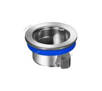 EBGAZSPD Drain de Sol de Salle de Bains, Filtre à Cheveux Amovible, Valve de vidange unidirectionnelle Durable, vidange Automatique de Douche, Accessoires d'égout(Copper)