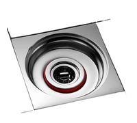 EBGAZSPD Drain de Sol de Salle de Bains, Filtre à Cheveux Amovible, Valve de vidange unidirectionnelle Durable, vidange Automatique de Douche, Accessoires d'égout