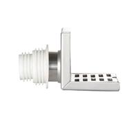 EBGAZSPD Drain de Sol en Acier Inoxydable 304, déodorant épais, Cuisine, lavabo, Toilettes, Salle de Bains, Douche, Drainage d'angle Mural, Drains de Sol latéraux(A)