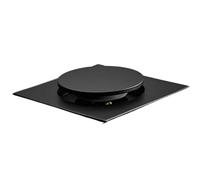 EBGAZSPD Drain de Sol Pop-Up en Laiton chromé, 10x10cm, Anti-Odeur, for Bain, désodorisation, carré Mat, Couvercle de Prise de Salle de Douche(Silvery)