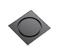 EBGAZSPD Drain de Sol Rond en Laiton, Couvercle de Valve Anti-Odeur, piège de Douche, for Cuisine, Salle de Bains, buanderie, Accessoires de Salle de Bains(Brushed Nickel)