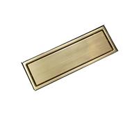 EBGAZSPD Drain d'eau de Sol de Salle de Bain avec Couvercle Amovible, Douche, Drain de Sol résistant aux odeurs, Noir Or caché, Drain de Sol d'eau dissimulé(RG Gravity Seal)