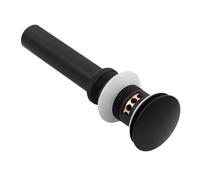 EBGAZSPD Drain d'évier escamotable en Laiton avec trop-Plein, bonde de Salle de Bains avec Panier filtrant Amovible, Bouchon de vidange en Acier Inoxydable, Ensemble de vidange de lavabo