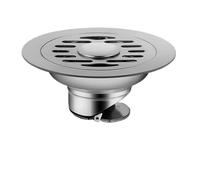 EBGAZSPD Drains de Sol en Acier Inoxydable for Machine à Laver, Couvercle de crépine d'évier carré à Double Usage, Drain détectable for égouts de Salle de Bain(10cm-F)