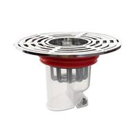 EBGAZSPD Filtre de vidange de Sol, Douche, Anti-Odeur, Baignoire, Fuite, Attrape-Cheveux, passoire, Cuisine, Salle de Bains, Toilettes, Fournitures d'égout, 1/3 pièces(A-1pcs)