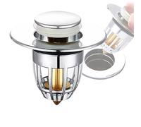 EBGAZSPD Filtre de vidange Pop-up, Salle de Bains, Douche, Bouchon de Filtre d'évier, Filtre de lavabo, Filtre d'évier de Cheveux, Bouchon de Baignoire de Cuisine