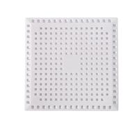 EBGAZSPD Filtre d'évier de Cuisine, piège à Mailles antiblocage, collecteur de déchets, Filtre de vidange d'égout carré de 14.5cm, Accessoire de Cuisine et de Salle de Bains * 4 pièces(White)