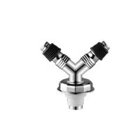 EBGAZSPD Joint de vidange de Sol for Machine à Laver, connecteur de Tuyau à Double Usage, Adaptateur de Tuyau Universel for Lave-Vaisselle, Outil de piège broyeur(Y-Tee)