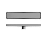 EBGAZSPD Siphon de Sol en Acier Inoxydable, Siphon de Sol déodorant Long for Salle de Douche d'hôtel, Peut être incrusté de Carreaux(Light Green)