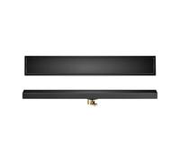 EBGAZSPD Siphon de Sol rectangulaire en Acier Inoxydable avec carrelage incrusté, Siphon de Sol déodorant étendu Noir for Salle de Bain et Salle de Douche(8X30cm C)