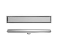 EBGAZSPD Siphon de Sol rectangulaire Invisible en Acier Inoxydable, Siphon de Sol déodorant doré for Salle de Bain(Black)