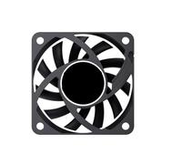 EBGAZSPD Ventilateur de Refroidissement 60x60x10mm 12V Grand Volume d'air Ventilateur de Tour d'ordinateur 6/7/8/9/12CM Ventilateur PC Ordinateur CPU système dissipateur Thermique(6010 Slim BK)