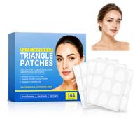 EBHO 144 Pièces Patch Anti Rides Triangle, Patch Front Silicone Réutilisable, Lifting Visage Anti Âge,Réduit Rides et Ridules, Pattes d’Oie,Sillons Nasogéniens,Soin Nuit Raffermissant