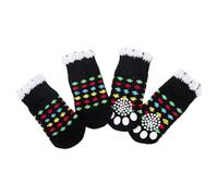 EBHO 2 Paires Chausson Chien Chaussettes Antidérapantes pour Chien et Chat Convient pour Les Petits ou Gros Chiens et Chats (M)