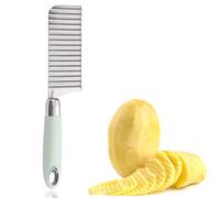 EBHO Coupe Frite Coupe Frites Manuel Decoupe Legumes Ondulé Trancheuse à Frites Cutter De Pommes De Terre Onduleux pour Frites, Légume, Carotte, Oignon, Concombre