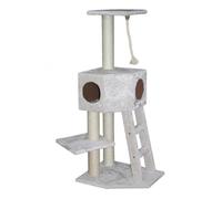 EBI-Arbre à chat avec panier et griffoir coloris beige Rover classic - 120 cm