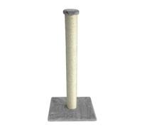 EBI-Arbre à chat griffoir gris Europet Classic High post - diamètre 40 x H 90 cm
