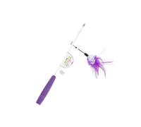 EBI-Canne à pêche télescopique pour chat mauve