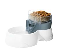 Ebi, Pet Feeder 2IN1 1200ml - 28x19x17cm Gris, pour l'Alimentation Bol/Gamelle, Gris, Chien
