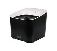 Ebi, Fontaine à Eau Manoa 3L - 20,5x20,5x18cm Noir/Blanc, Bouteille Eau, Noir/Blanc, Chien