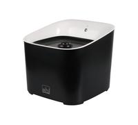 EBI-Fontaine à eau pour chat coloris noir et blanc en plastique Manoa - 3 L