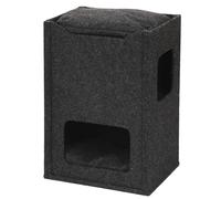 Griffoir pour chat Ebi Comfort Cuby Noir 48x38x70 cm