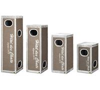 Ebi, GRIFFOIR TRENDROCKEFELLER Hotel des Chats 50x50x150CM Gris, griffoir, Gris, Chat