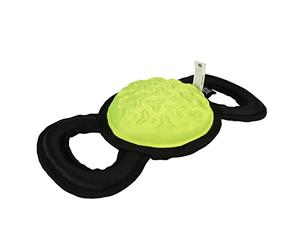 EBI, Jouet pour Chien Tug-o-War poulie - Y 30x13x5,5 cm Jaune, Très résistant et Ultra Robuste, Mousse EVA de qualité enduite de Tissu Oxford, avec Squeaker, Tissu avec Motifs 3D
