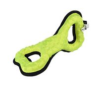 EBI, Jouet pour Chien Tug-o-War tressé - Y 31x15,5x15 cm Jaune, Très résistant et Ultra Robuste, Mousse EVA de qualité enduite de Tissu Oxford, avec Squeaker, Tissu avec Motifs 3D