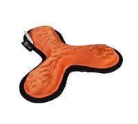 EBI, Jouet pour Chien Tug-o-War Triple - O 22x14x5,5 cm Orange, Très résistant et Ultra Robuste, Mousse EVA de qualité enduite de Tissu Oxford, avec Squeaker, Tissu avec Motifs 3D