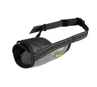 EBI, Muselière XL - 16-44 cm / Ø19-24 cm gris, Velcro ultra résistant, Tissage réfléchissant, Boucle de serrage réglable, Empêche le chien de mordre, d’aboyer et de mâcher