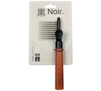 Ebi Noir Japandi Peigne démêlant (19,5 x 6,5 x 2,5 cm)