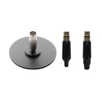 EBIEFLY Lot de 2 adaptateurs pour pistolet de massage à monter soi-même avec connecteur femelle 3XLR + une fixation de tasse de massage avec connecteur mâle, aide à soulager les douleurs musculaires