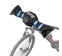 Ebike Housse de protection de guidon Protection de transport contre l'humidité, la poussière et la saleté protection de guidon de vélo, protection d'hiver avec 4 fermetures Velcro