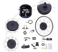 Ebike Kit de conversion pour vélo électrique avant 28/29" 1000 W avec contrôleur, assistant au pédalier à 5 vitesses et écran, kit de conversion léger pour une installation facile et un vélo de ville