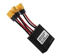 Ebike Module parallèle à double batterie 40 A, commutateur de décharge équilibrée 10-100 V avec interface XT60 pour extension de portée de vélo, boîtier en alliage d'aluminium