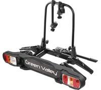 eBike Porte-vélos pour attelage de remorque Porte-vélos arrière - Discovery 2 - pour 2 vélos - 60kg de charge - pliable sur le véhicule - dimensions de pliage compactes -