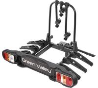 eBike Porte-vélos pour attelage de remorque Porte-vélos arrière - Discovery 3 - pour 3 vélos - 60kg de charge - pliable sur le véhicule - dimensions de pliage compactes -
