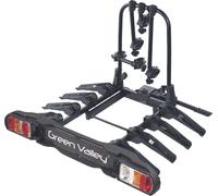 eBike Porte-vélos pour attelage de remorque Porte-vélos arrière - Discovery 4 - pour 4 vélos - 60kg de charge - pliable sur le véhicule - dimensions de pliage compactes -