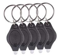 Ebilun 10pcs LED lampe de poche porte-clés doigt lumière Lampe torche