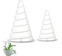 EBILUN 2PCS Gabarits D'enroulement De Bobine Fibonacci pour Antenne De Jardinage en Cuivre D'électroculture, Gabarit D'antenne De Fil D'antenne De Jardinage De Culture électrique,