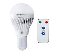 EBILUN Ampoule LED 7 W E27 - Lampe d'urgence intelligente - Multifonction - Rechargeable - Économie d'énergie - Éclairage d'intérieur - Lumière blanche chaude