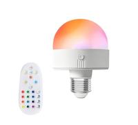 EBILUN Ampoule LED rechargeable par USB avec télécommande et contrôle à intensité variable, plusieurs modes d'éclairage E27/E26, chargement amovible, ampoule LED non câblée (1 pièce)
