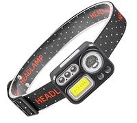 EBILUN Lampe Frontale Rechargeable Super Bright Head Light Motion Sensor Lampe Frontale Avec 8 Modes Pour Le Camping, La Pêche, Le Cyclisme, La Chasse