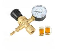 EBILUN Régulateur miniature bouteille de gaz adapté pour soudure instruments de pression de réducteurs de pression jetable Argon CO2 cylindre